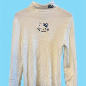 Women’s White Hello Kitty & Friends x Forever 21 Plus Cropped Turtleneck Size 1X